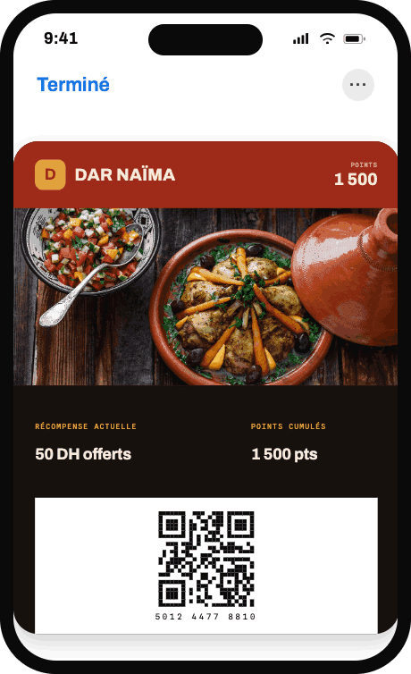 Carte de points — Dar Naïma