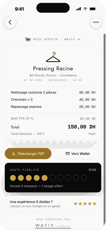 Le comptoir encaisse comme avant, le dispositif Wafiy à côté